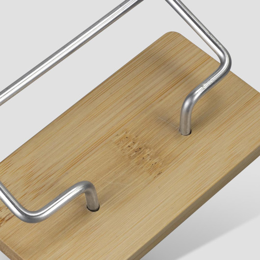 Bamboo Business Card Stands Top View